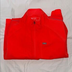 Figs Men’s Coral Full-Zip Scrub Jacket